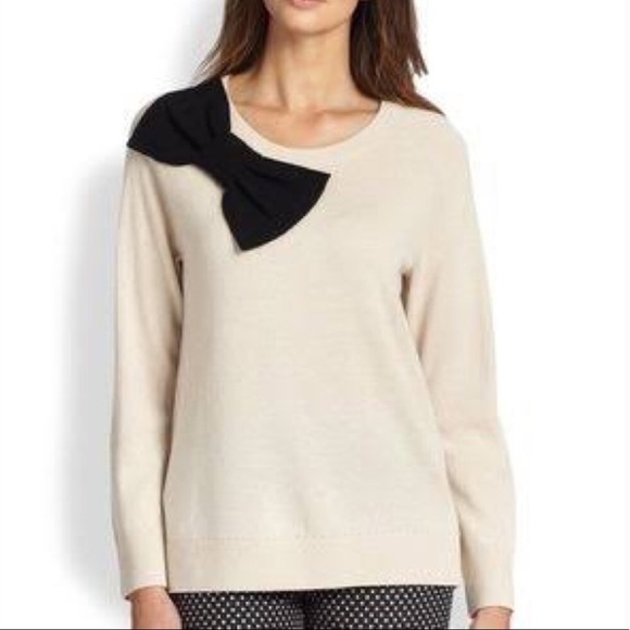 kate spade Sweaters - Kate Spade Oversized Big Bow Sweater - Size XS